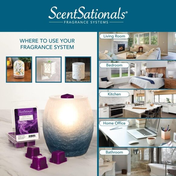 Wax Melt Warmer, for Scented Wax Melts - Autumn Collection Pumpkin Wishes - Frag - Picture 4 of 6